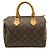 Borsa Louis Vuitton Monogram Speedy 25 Marrone Monogramma - vista 2