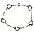 Tiffany & Co Bracciale charm Tiffany Open Heart Argento