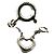 Tiffany & Co Bracciale Tiffany Vintage Open Heart Charm Argento - vista 3