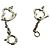 Tiffany & Co Bracciale Tiffany Vintage Open Heart Charm Argento - vista 4