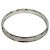 Bracciale rigido stretto in argento 925 con logo inciso Tiffany & Co. - vista 5