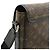 Borsa a tracolla Louis Vuitton Monogram Macassar Bass PM Pochette Marrone Nero Monogramma - vista 5