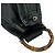Bamboo GUCCI Vintage Bambus-Leder-Drawstring-Bodybag Schwarz - Ansicht 4