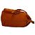 Borsa a mano in nylon e pelle Saffiano con logo Triangle Prada Arancione - vista 6