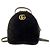 Mochila Gucci GG Marmont de terciopelo negro