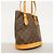 Borsa Tote Louis Vuitton Monogram Bucket PM Marrone - vista 2