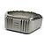 Hermès HERMES Stainless Steel Toolbox Ring Silvery