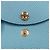 Hermès Cartera compacta Hermes Calvi Duo Celeste Azul claro - vista 8