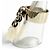 Charm per borsa Chanel B23C Matelassé Turnlock Nero Bianco - vista 2