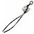 Portachiavi Anagram in pelle LOEWE C821232X02 Nero