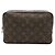 Louis Vuitton Monogram Trousse Toilette 23 Clutch Marrone - vista 2