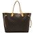 Borsa Tote Louis Vuitton Monogram Neverfull GM Marrone - vista 2