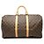 Louis Vuitton Marrone Monogram Keepall 50
