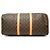 Louis Vuitton Marrone Monogram Keepall 50 - vista 3