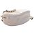 Camera Borsa a tracolla rotonda Chanel White CC in agnello trapuntato e borchiato Bianco - vista 11