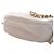 Camera Borsa a tracolla rotonda Chanel White CC in agnello trapuntato e borchiato Bianco - vista 12