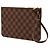 Louis Vuitton Neverfull Pochette Damier Ebene Braun - Ansicht 2