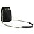 Borsa a secchiello Chanel Black Quilted Velvet Crystal Pearl Crush Nero - vista 2
