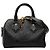 Louis Vuitton Black Monogram Giant Empreinte Speedy Bandouliere 20 Nero