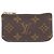 Monogram Key Pouch marrón Louis Vuitton Castaño - vista 2