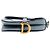 Borsa Saddle in pelle di vitello granulata blu Dior Blu chiaro - vista 3