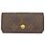 Louis Vuitton Portachiavi 4 chiavi Monogram Multicles marrone