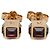 Orecchini Gamble Push Back in strass placcati oro Louis Vuitton D'oro