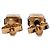 Orecchini Gamble Push Back in strass placcati oro Louis Vuitton D'oro - vista 2