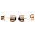 Orecchini Gamble Push Back in strass placcati oro Louis Vuitton D'oro - vista 3