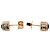 Orecchini Gamble Push Back in strass placcati oro Louis Vuitton D'oro - vista 4