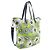 Satchel Prada Green Tessuto Stampato Verde Verde chiaro - vista 2