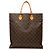 Louis Vuitton Sac Plat Monogram Marrone