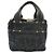 Borsa Tote Chanel Sparkling Denim Coco Mark Blu