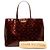 Louis Vuitton Red Monogram Vernis Wilshire MM Rosso Bordò - vista 8