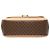 Céline Celine Top Handle Tasche aus braunem Macadam beschichtetem Canvas - Ansicht 3