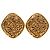 Orecchini Chanel Gold CC placcati oro e diamanti a clip D'oro