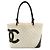 CHANEL Cambon Line Coco Mark Large Tote Shoulder Bag Schwarz Pink Weiß - Ansicht 2