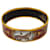 Hermès Bracelet jonc en émail Hermes Enamel GM Cheval en Bordeaux Blanc  - vue 1