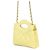 Timeless Borsa a tracolla Chanel Matelassé in agnello con catena Giallo - vista 2