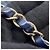 Borsa a Spalla con Catena Chanel Blu navy - vista 10