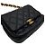 Borsa a tracolla con catena in pelle di agnello nera Chanel Nero - vista 6