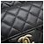 Borsa a Spalla con Catena Chanel Matelassé Heart Shape Nero - vista 8