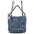 Borsa Chanel 22 Mini Coco Mark in denim Blu