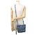 Borsa Chanel 22 Mini Coco Mark in denim Blu - vista 5