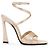 Saint Laurent Corinne 110 Sandali in Raso Beige - vista 2