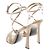 Saint Laurent Corinne 110 Sandali in Raso Beige - vista 3