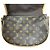 Borsa a tracolla Louis Vuitton Menilmontant PM Monogram Marrone - vista 11