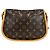 Borsa a tracolla Louis Vuitton Menilmontant PM Monogram Marrone - vista 3