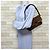 Borsa a tracolla Louis Vuitton Ravello GM Damier Castaño Damier ebene - vista 2