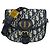 Borsa a tracolla Christian Dior Dior Bobby Oblique Blu navy